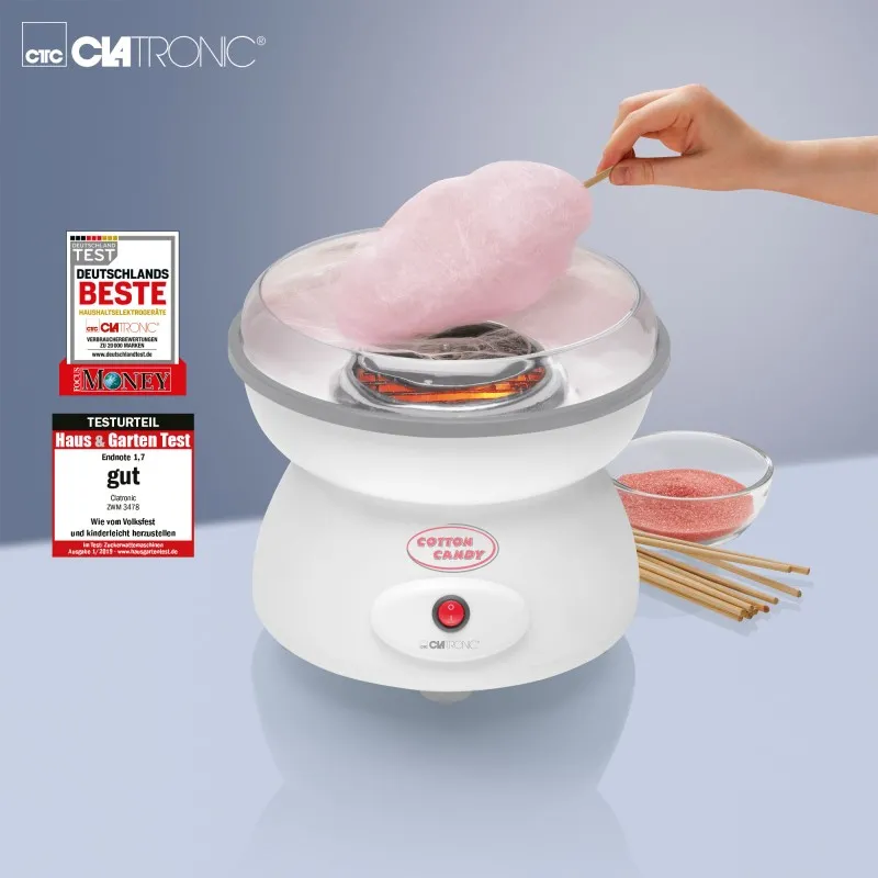Апарат для приготування цукрової вати Clatronic ZWM 3478
